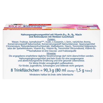Abbildung der Produktverpackung Doppelherz aktiv B12 Vita-Energie Intense Seitenansicht links